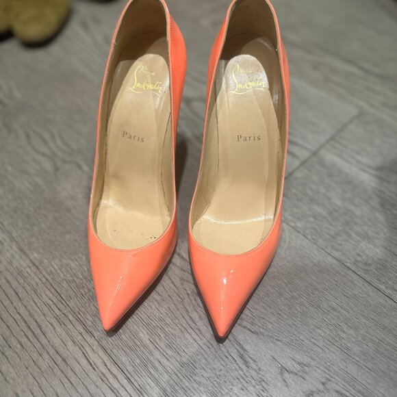 Louboutin Pigalle Follies Stiletto - Coral - Picture 2 of 5